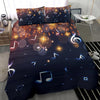 Musical Notes Sparkle Bedding Set