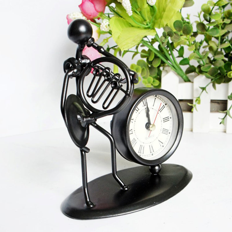 French Horn Clock Decoration