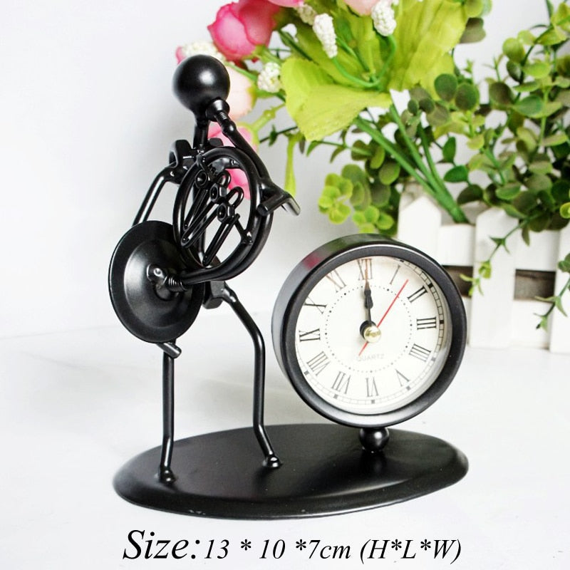 French Horn Clock Decoration