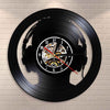 DJ Headphone Vinyl Record Wall Clock