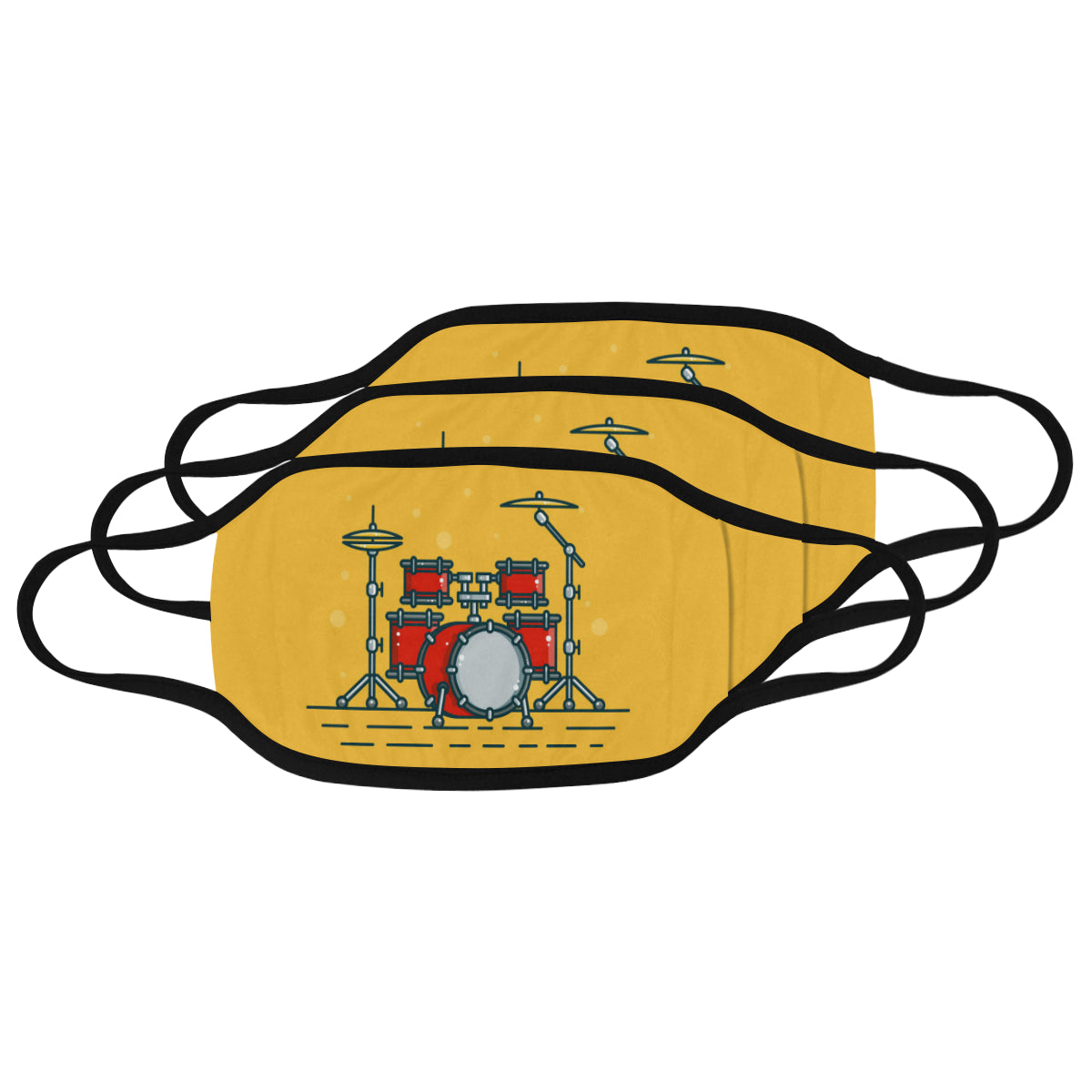 Drums Musical Instruments Mask
