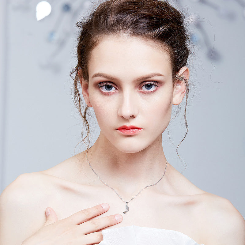 Crystal Sixteenth Note Pendant Necklace - Artistic Pod Review