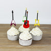 24pcs/set Guitar Cupcake Toppers - { shop_name }} - Review
