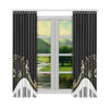 Piano Keys And Music Notes Window Curtain