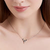 Sterling Piano Keys Necklace