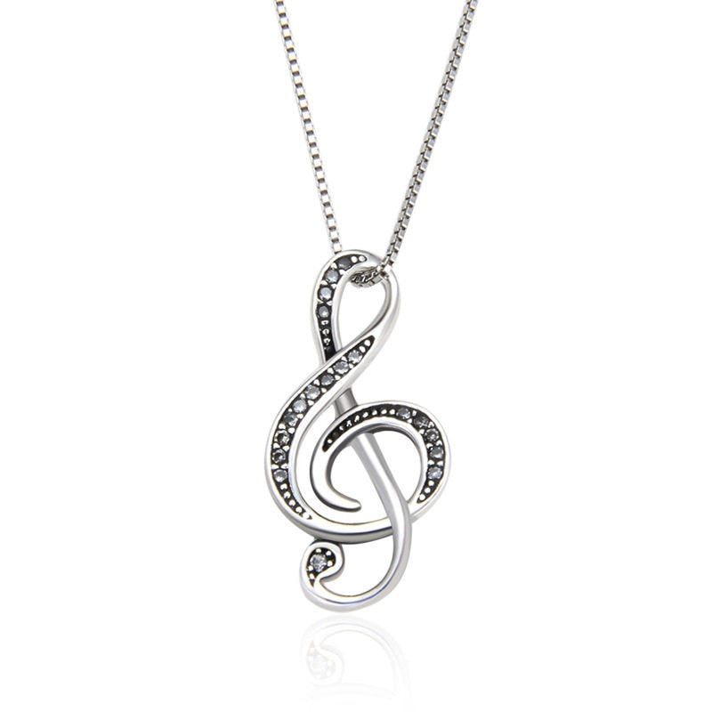 Elegant Music Notes Necklace