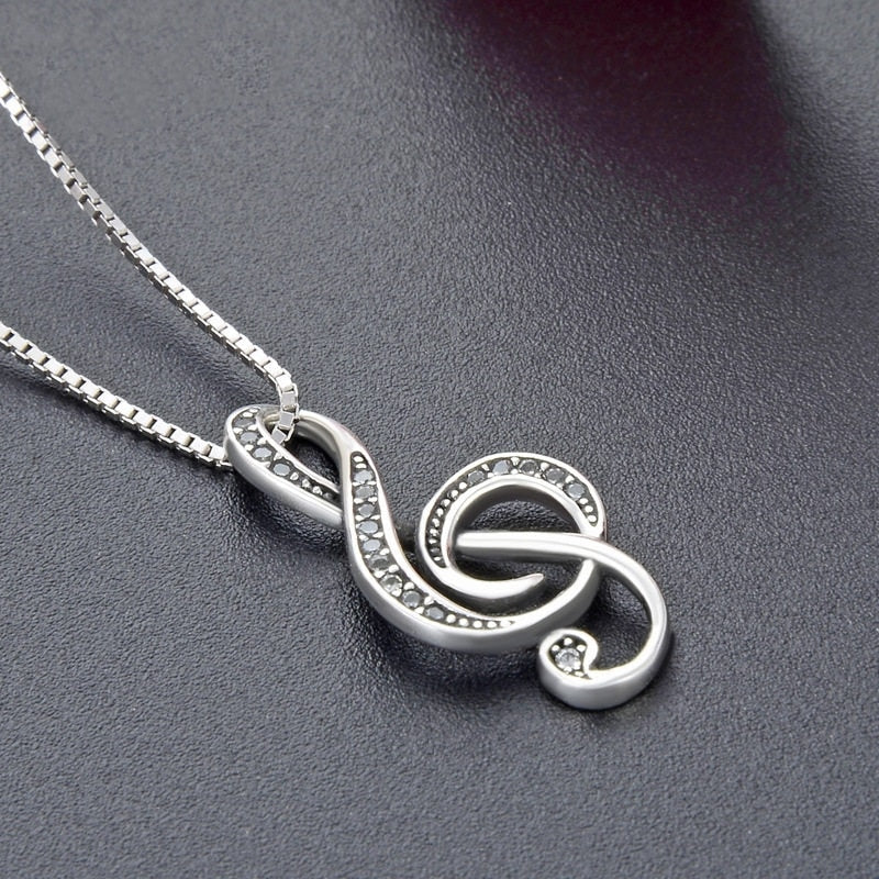 Elegant Music Notes Necklace
