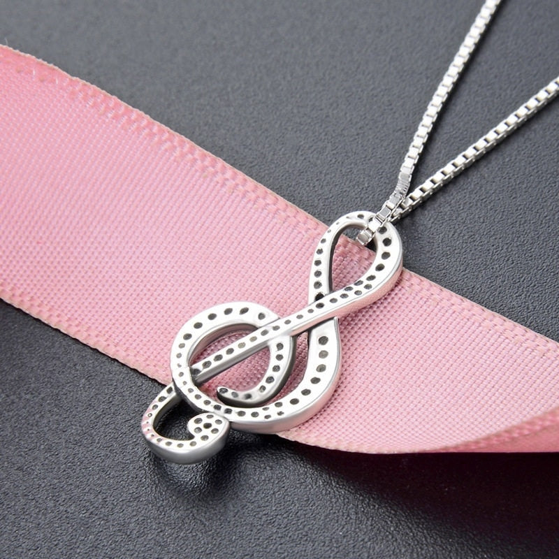 Elegant Music Notes Necklace