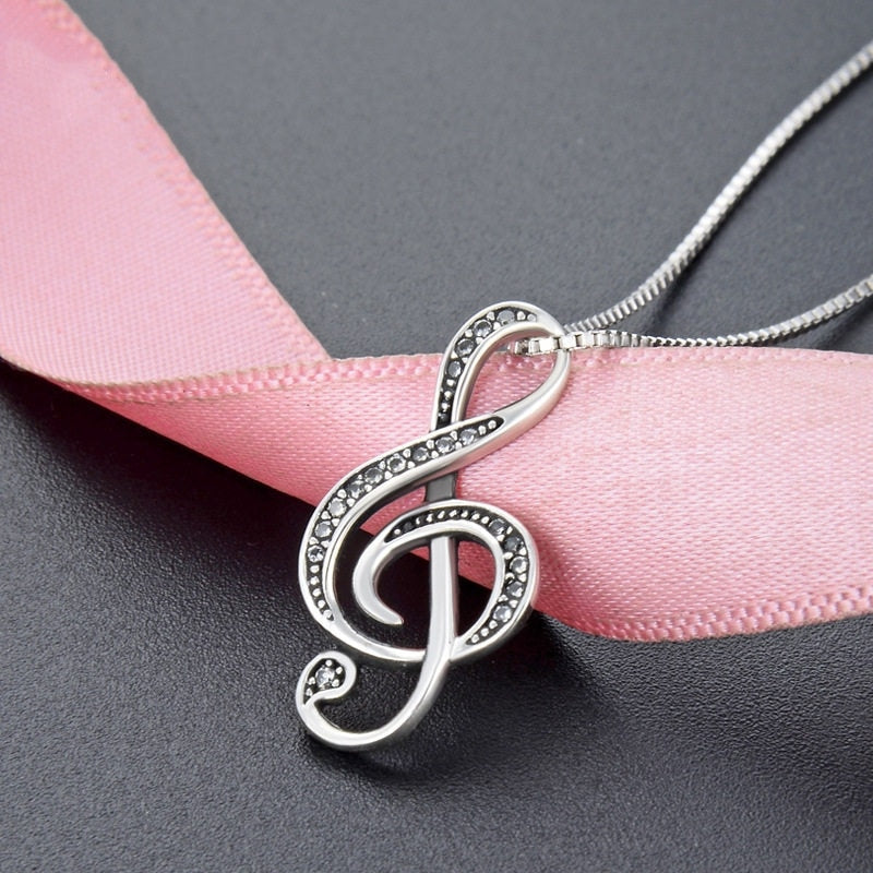 Elegant Music Notes Necklace