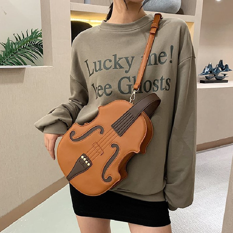 Violin Shape Women Bag - { shop_name }} - Review