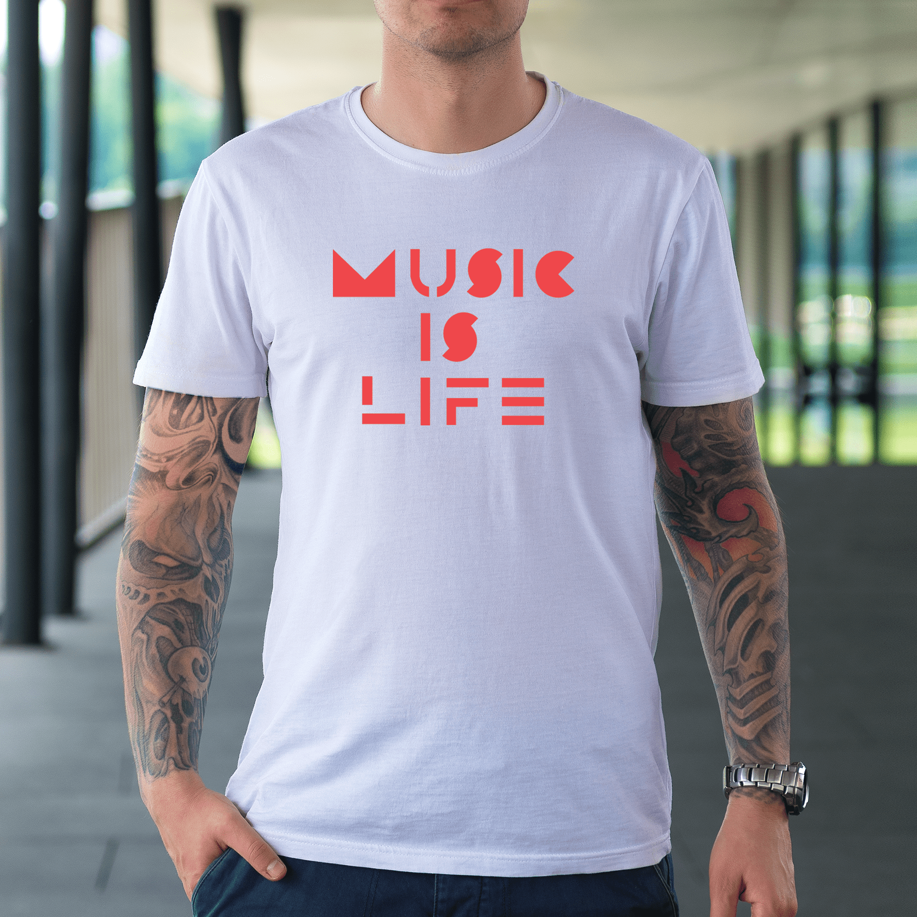 Bauhaus Music Is Life Ultra Cotton T-Shirt - Artistic Pod Review