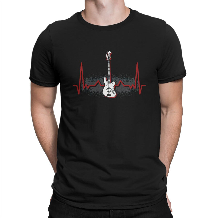 Bass Guitar Heartbeat T-shirt