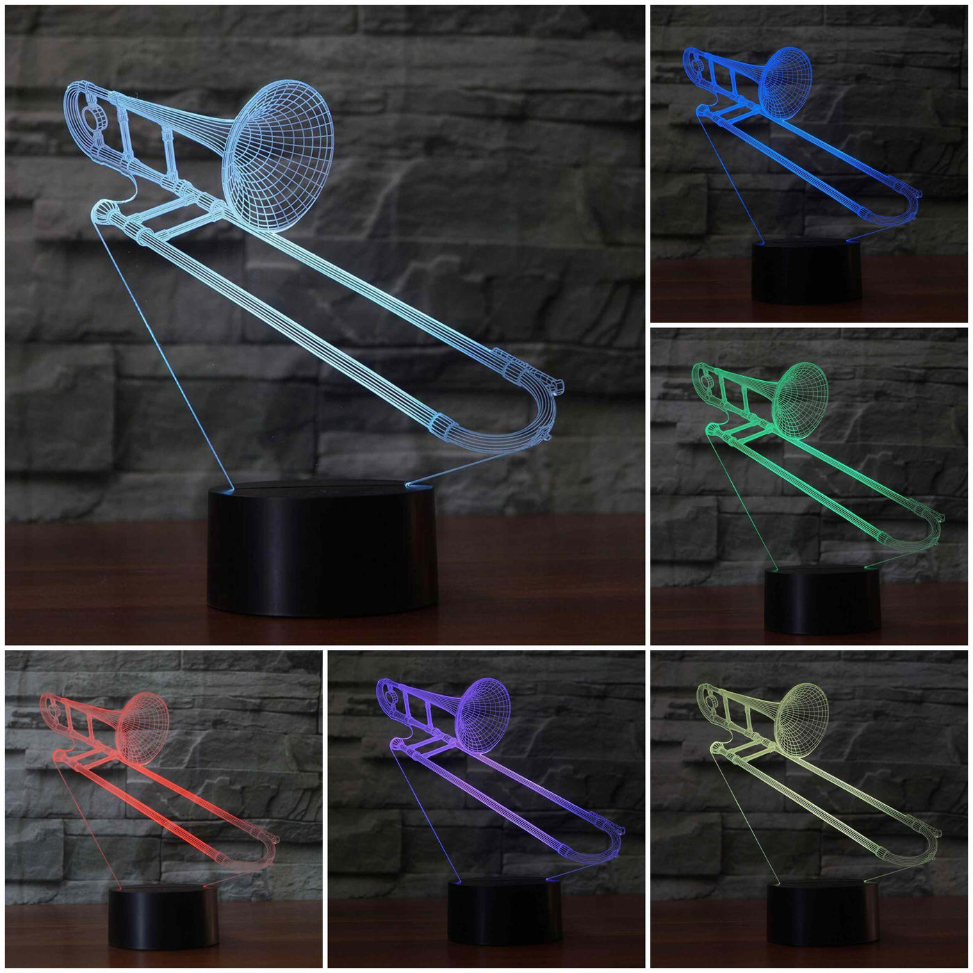 Trombone LED Lamp
