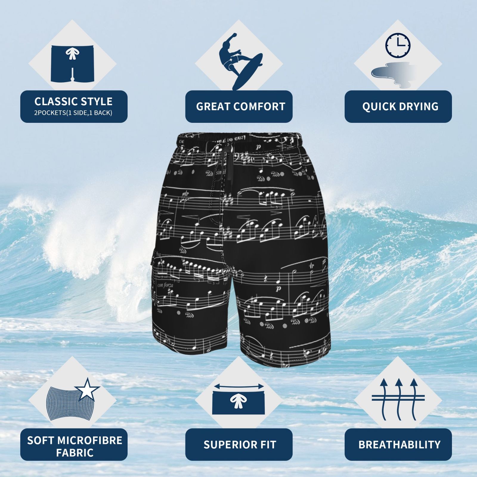 Piano Notes Music Shorts