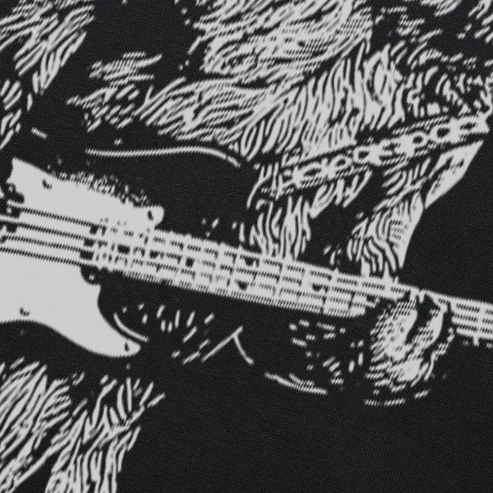 Yelling Bear Playing Bass Guitar T-shirt