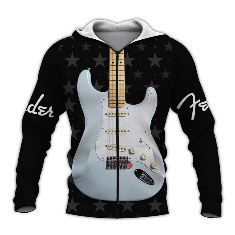 Electric Guitar Sweatshirt/Hoodie/Zip Hoodie
