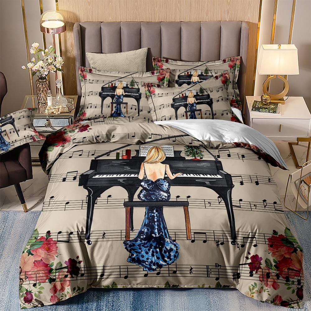 Beauty Piano Bedding Set