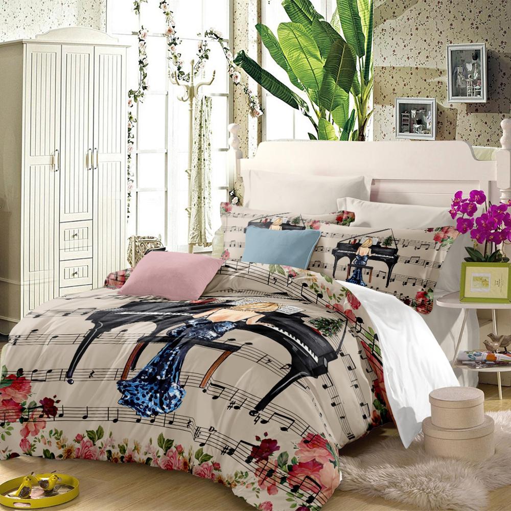 Beauty Piano Bedding Set