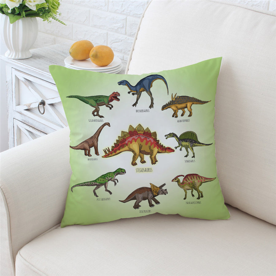 Dinosaur Family Pillow Case