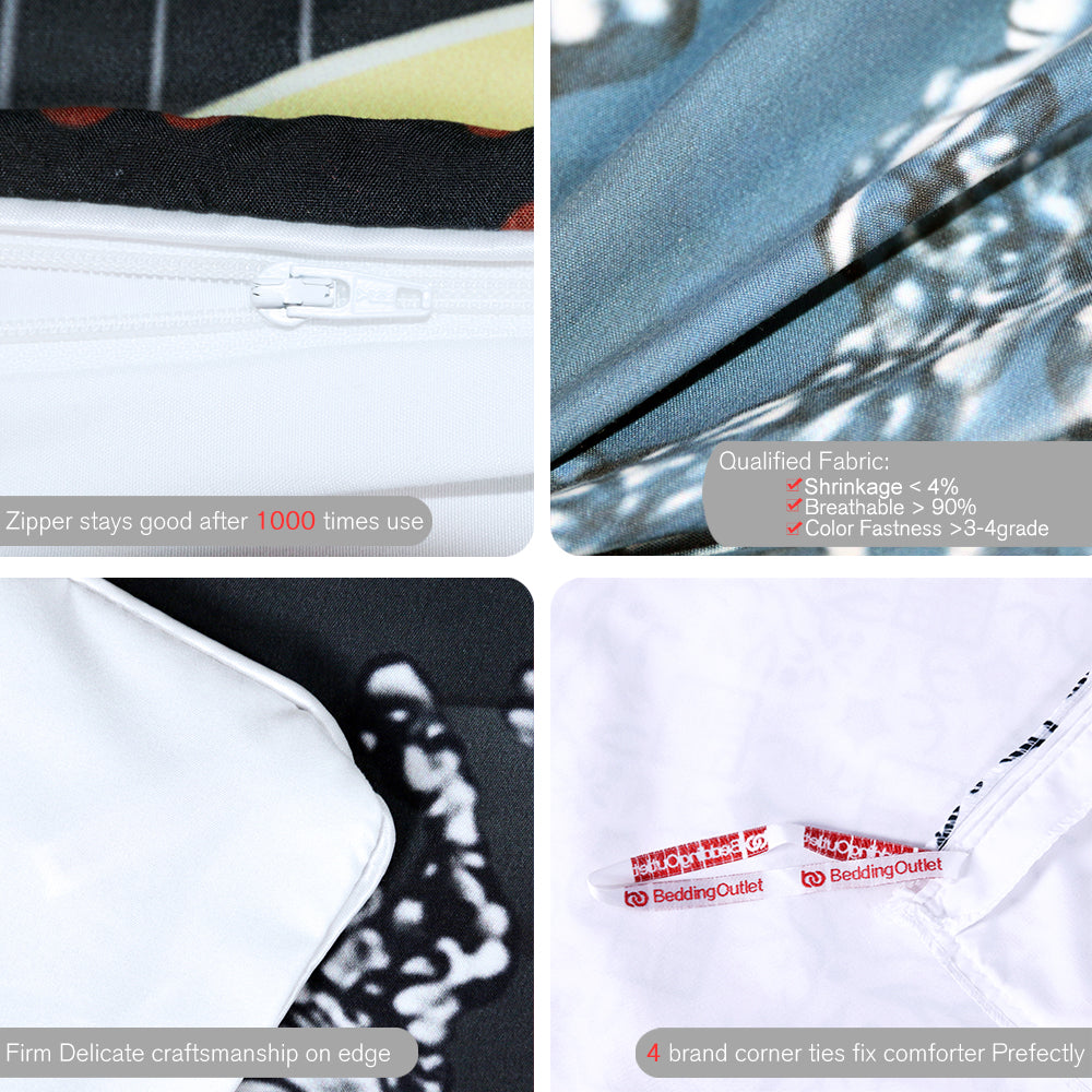 Fire & Water Guitar Bedding Set - { shop_name }} - Review