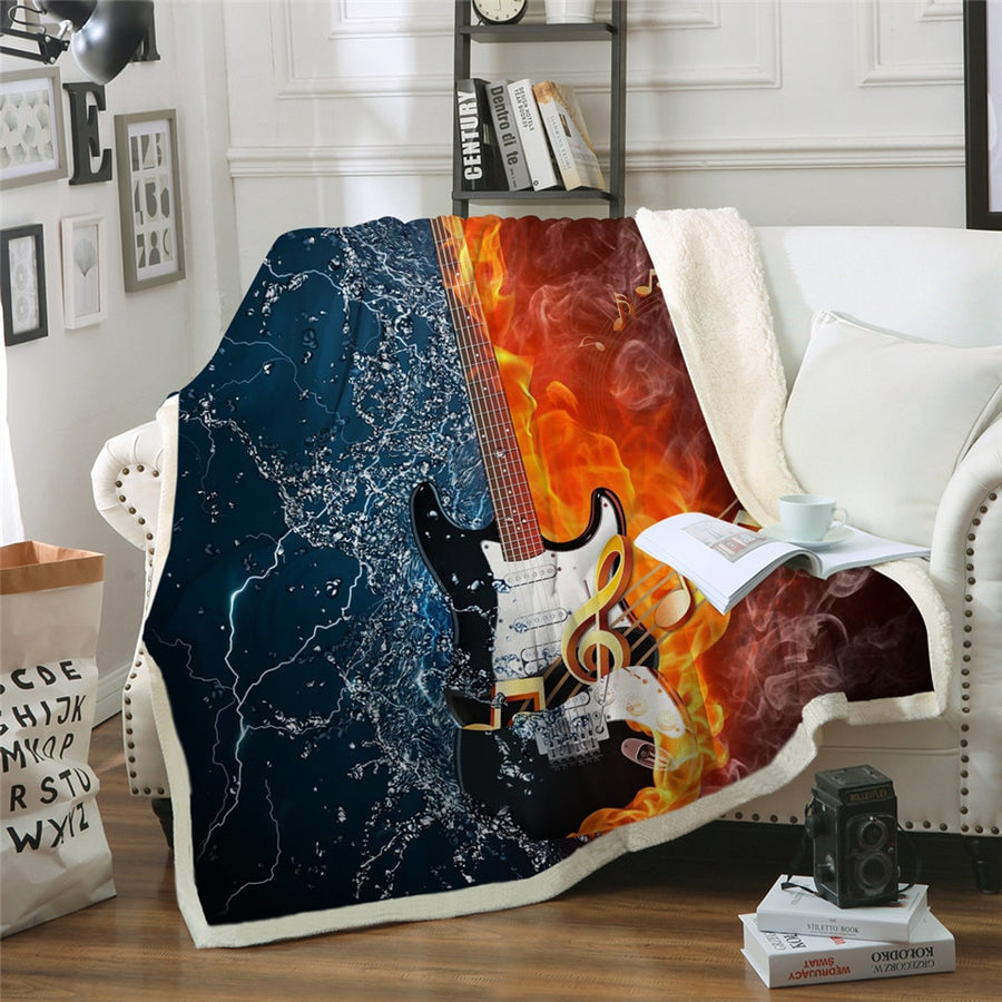 Guitar Water & Fire Blanket
