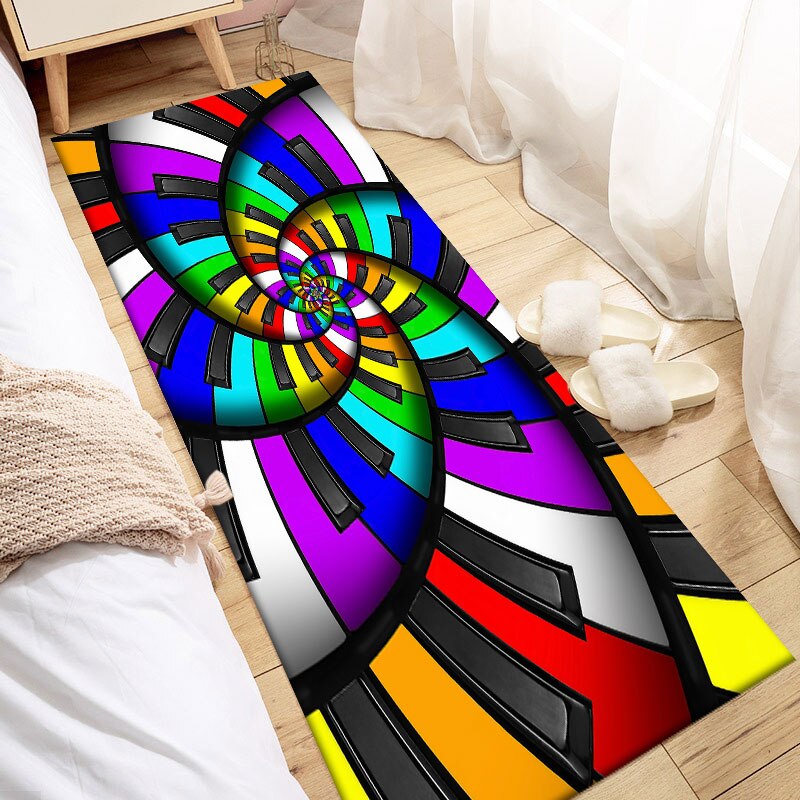 Piano Key Bedroom Flannel Rug