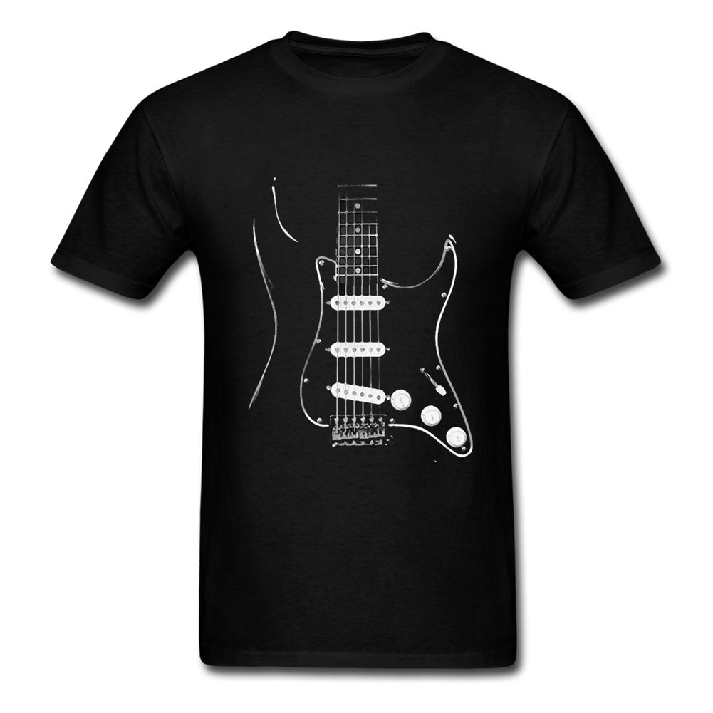 Electric Guitar Print T-shirt