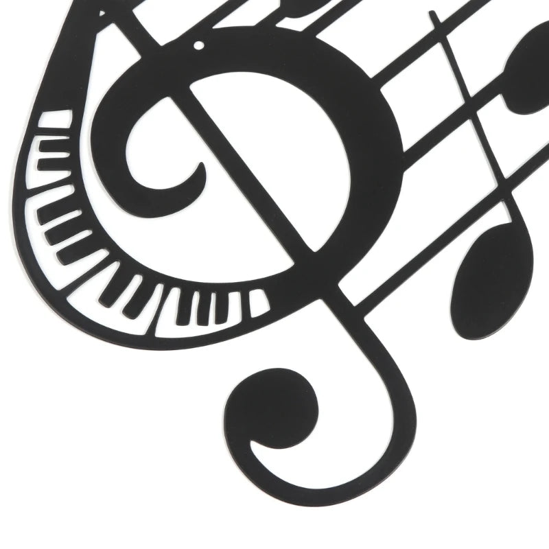 Metal Music Treble Clef Wall Decor