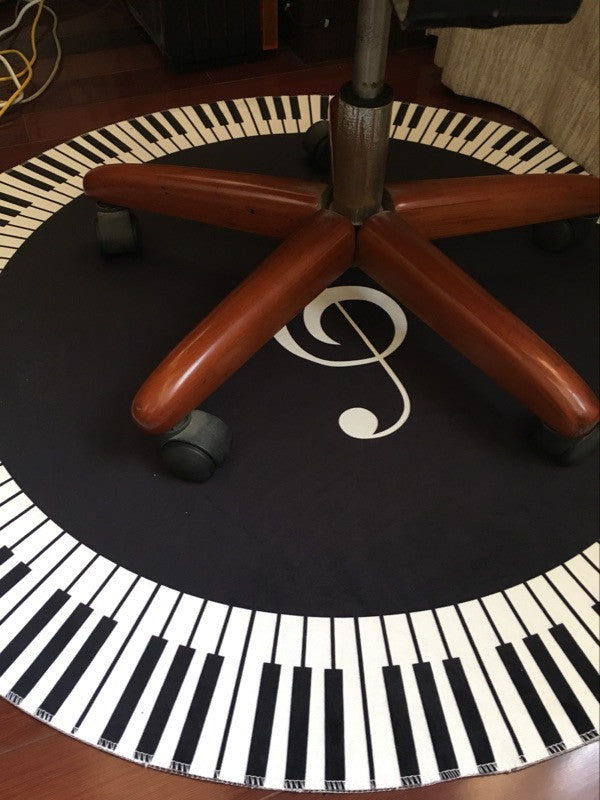Black & White Piano Keys Rug - Artistic Pod Review