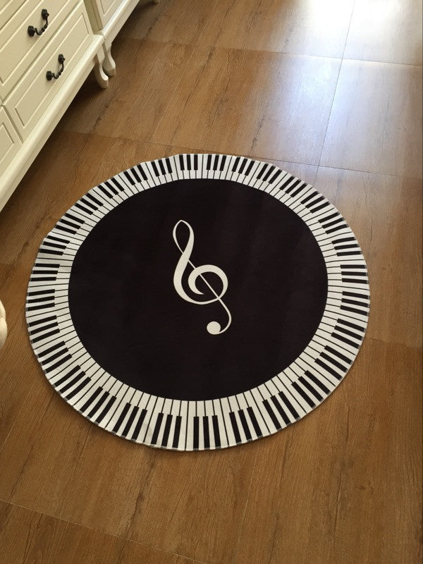 Black & White Piano Keys Rug - Artistic Pod Review