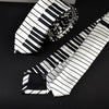 Music Piano Neck Tie