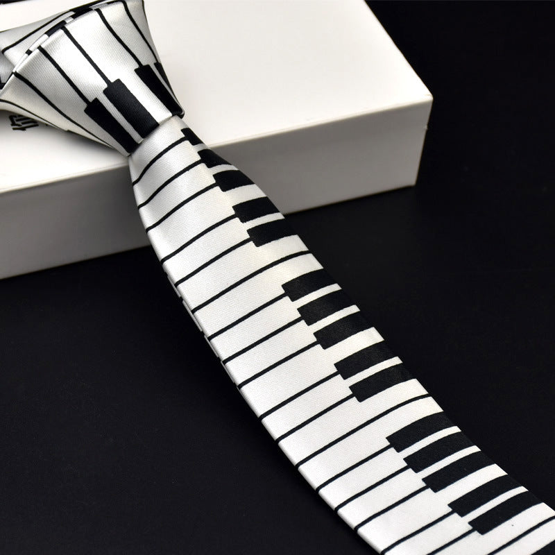 Free - Music Piano Neck Tie
