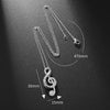 Music Note Clavicle Necklace