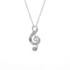 Music Note Clavicle Necklace