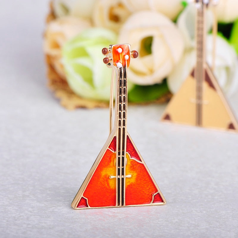 Free - Triangle Guitar Brooch