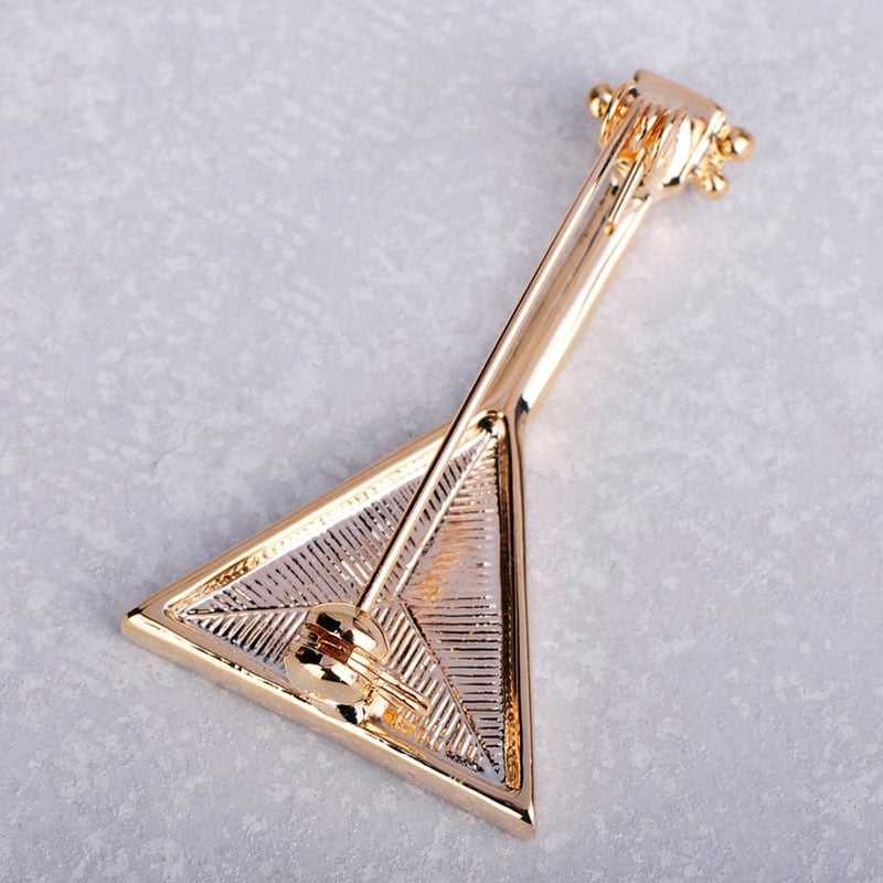 Free - Triangle Guitar Brooch