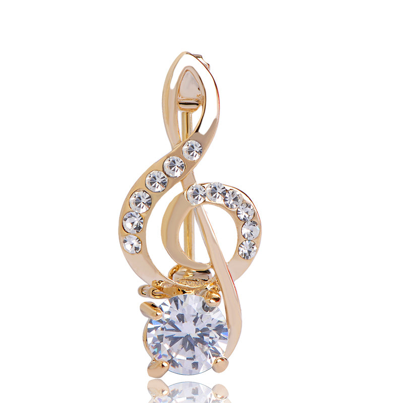 Crystal Music Note Pin - Artistic Pod Review