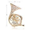 French Horn Shape Brooch - Artistic Pod Review