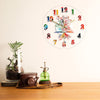 Colorful Art Music Notes Wall Clock