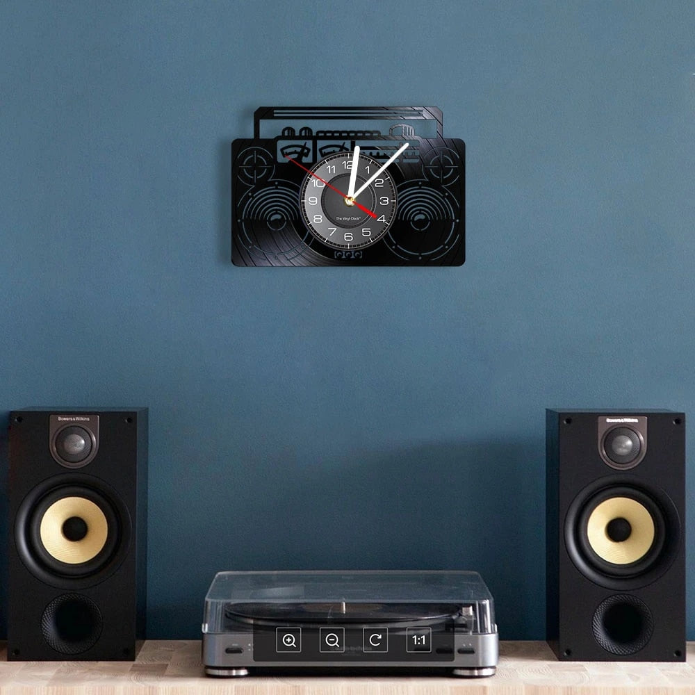 Vinyl LP Record Wall Clock