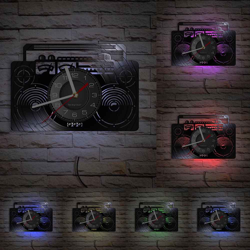 Vinyl LP Record Wall Clock
