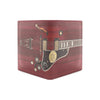 Red Electric Guitar Leather Wallet