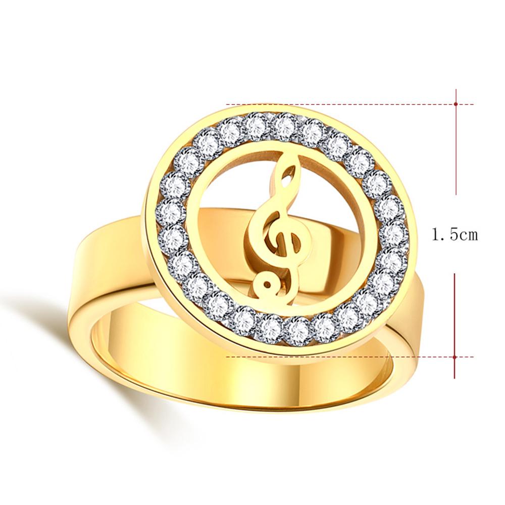 Free - Unique Treble Clef Design Ring