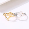 Free - Heart of Treble & Bass Clef Ring