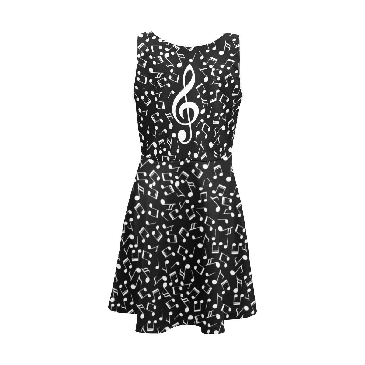 Music Notes Girl's Sleeveless Sundress