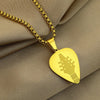 Stainless Steel Guitar Pick Necklace