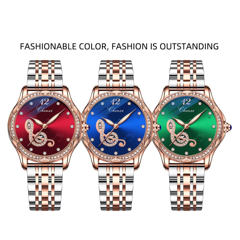 Treble Clef Music Mechanical Watch