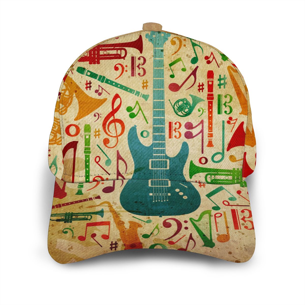 Vintage Music Baseball Cap