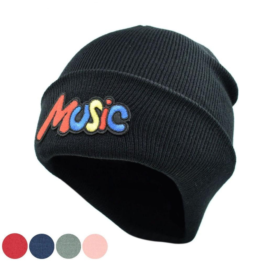 Music Knitted Beanie
