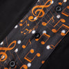 Music Notes Men's Bowling Blouse